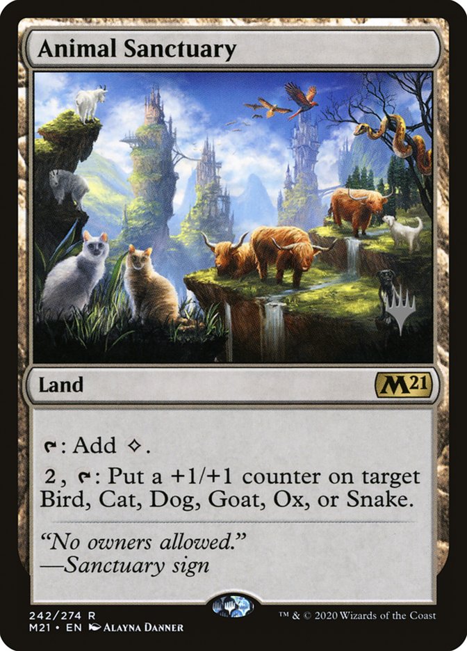 Animal Sanctuary (Promo Pack) [Core Set 2021 Promos] | Fandemonia Ltd