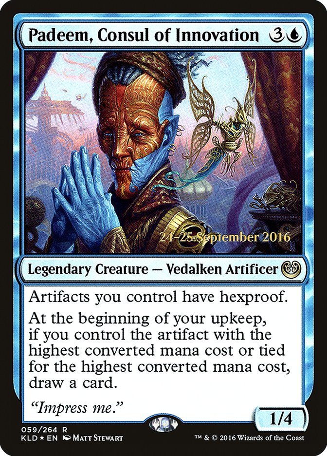 Padeem, Consul of Innovation  [Kaladesh Prerelease Promos] | Fandemonia Ltd