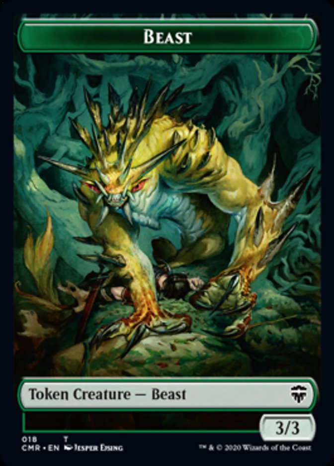 Beast (18) // Beast Token (19) [Commander Legends Tokens] | Fandemonia Ltd