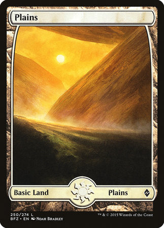 Plains (250) - Full Art [Battle for Zendikar] | Fandemonia Ltd