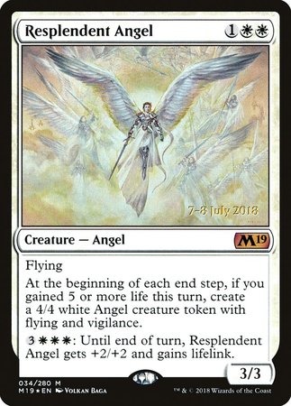 Resplendent Angel [Core Set 2019 Promos] | Fandemonia Ltd