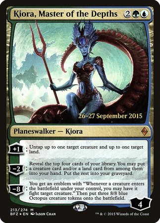 Kiora, Master of the Depths [Battle for Zendikar Promos] | Fandemonia Ltd