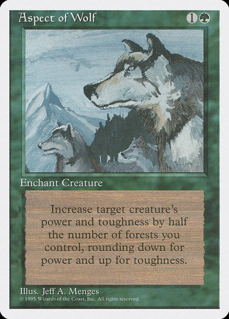 Aspect of Wolf [Fourth Edition] | Fandemonia Ltd