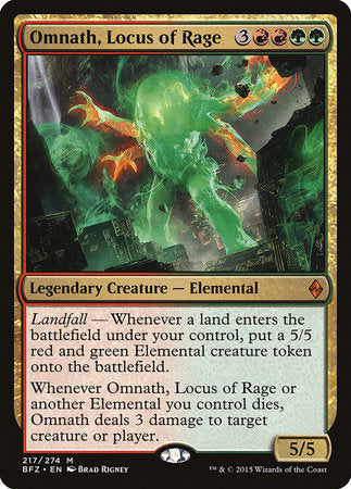 Omnath, Locus of Rage [Battle for Zendikar] | Fandemonia Ltd
