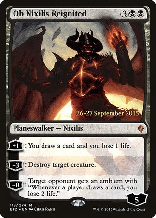 Ob Nixilis Reignited [Battle for Zendikar Promos] | Fandemonia Ltd