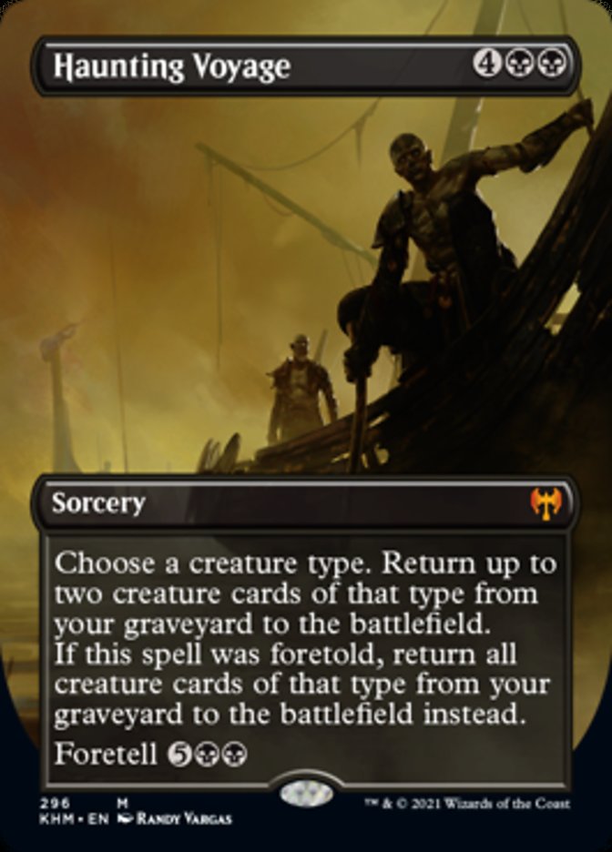 Haunting Voyage (Borderless Alternate Art) [Kaldheim] | Fandemonia Ltd