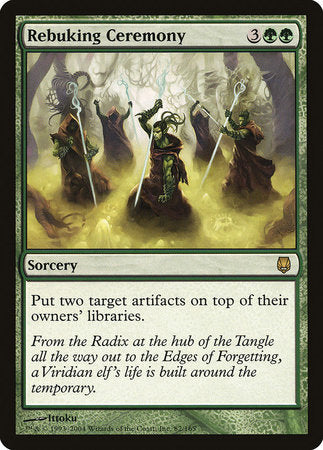 Rebuking Ceremony [Darksteel] | Fandemonia Ltd