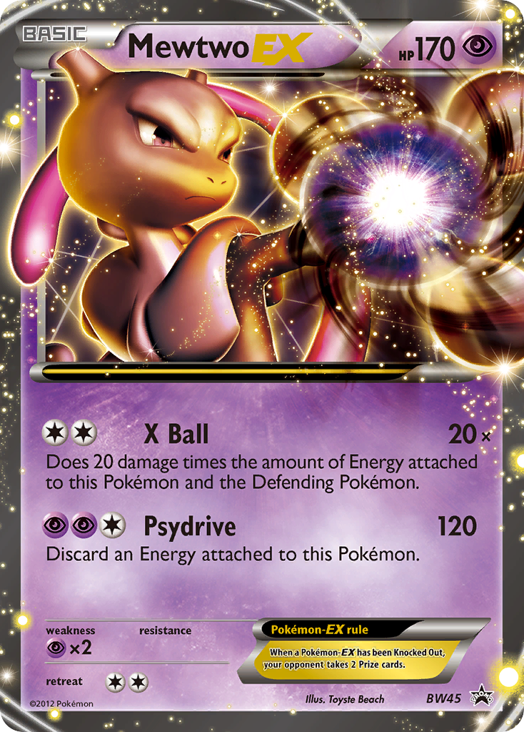 Mewtwo EX (BW45) [Black & White: Black Star Promos] | Fandemonia Ltd