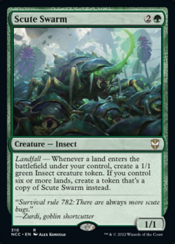 Scute Swarm [Streets of New Capenna Commander] | Fandemonia Ltd