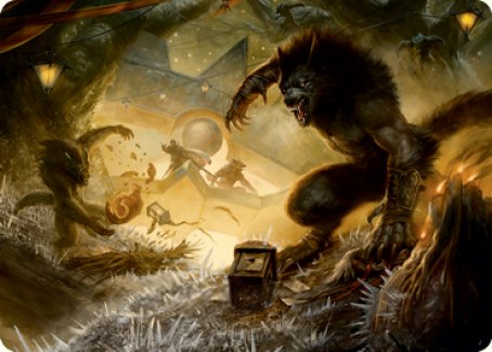 Storm the Festival Art Card [Innistrad: Midnight Hunt Art Series] | Fandemonia Ltd