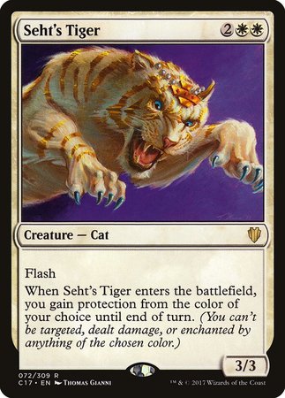 Seht's Tiger [Commander 2017] | Fandemonia Ltd