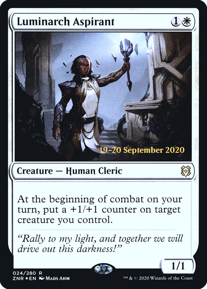 Luminarch Aspirant  [Zendikar Rising Prerelease Promos] | Fandemonia Ltd
