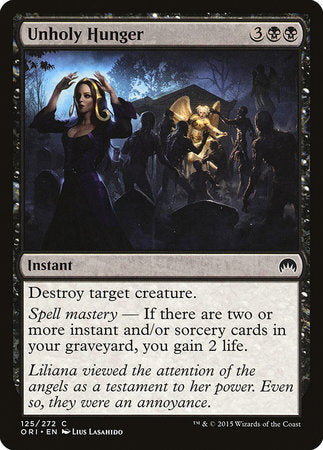 Unholy Hunger [Magic Origins] | Fandemonia Ltd