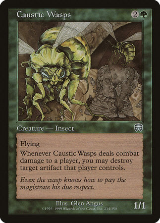 Caustic Wasps [Mercadian Masques] | Fandemonia Ltd