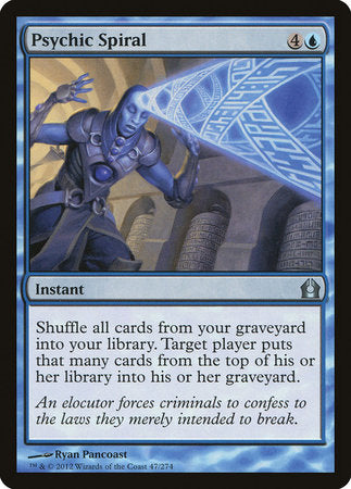 Psychic Spiral [Return to Ravnica] | Fandemonia Ltd