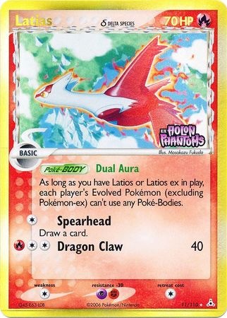 Latias (11/110) (Delta Species) (Stamped) [EX: Holon Phantoms] | Fandemonia Ltd