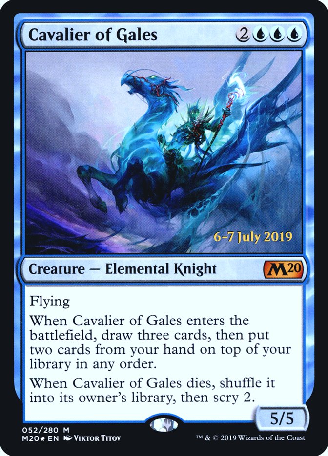 Cavalier of Gales  [Core Set 2020 Prerelease Promos] | Fandemonia Ltd