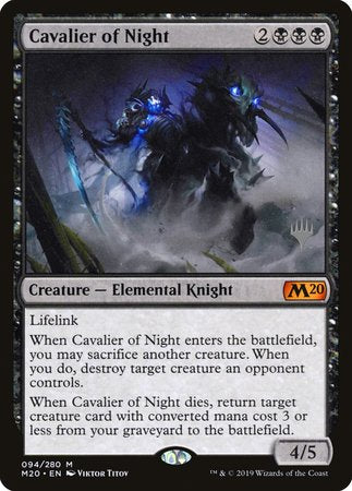 Cavalier of Night [Core Set 2020 Promos] | Fandemonia Ltd
