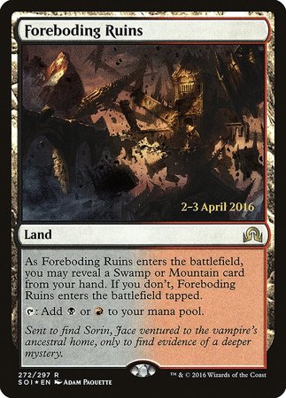Foreboding Ruins [Shadows over Innistrad Promos] | Fandemonia Ltd
