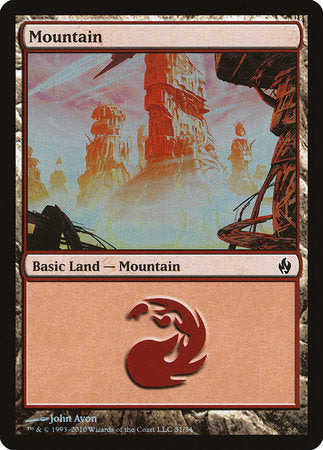 Mountain (31) [Premium Deck Series: Fire and Lightning] | Fandemonia Ltd
