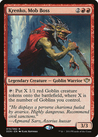 Krenko, Mob Boss [Duel Decks: Speed vs. Cunning] | Fandemonia Ltd