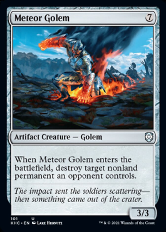 Meteor Golem [Kaldheim Commander] | Fandemonia Ltd