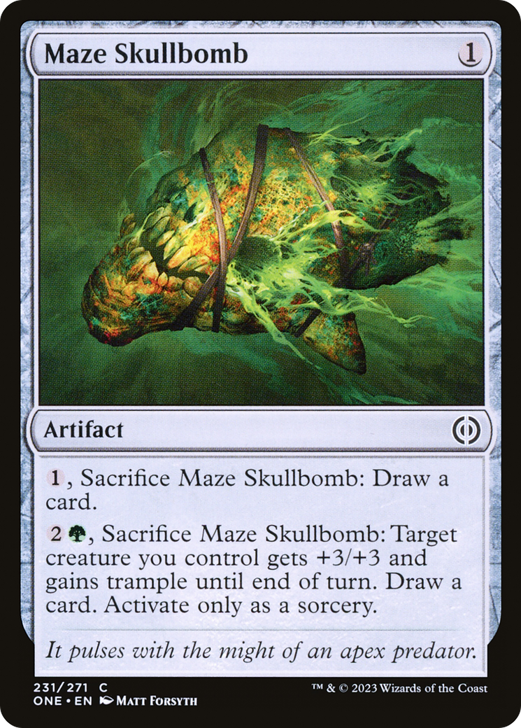 Maze Skullbomb [Phyrexia: All Will Be One] | Fandemonia Ltd