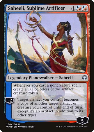 Saheeli, Sublime Artificer [War of the Spark] | Fandemonia Ltd