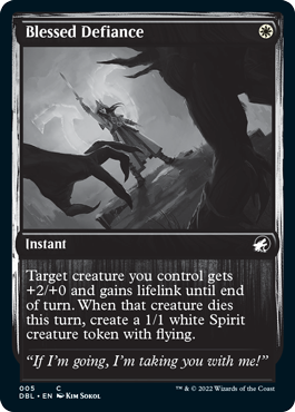 Blessed Defiance [Innistrad: Double Feature] | Fandemonia Ltd