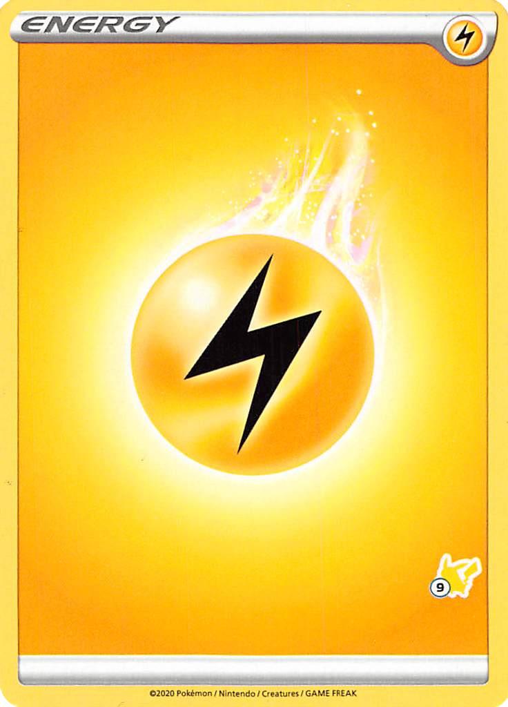 Lightning Energy (Pikachu Stamp #9) [Battle Academy 2022] | Fandemonia Ltd