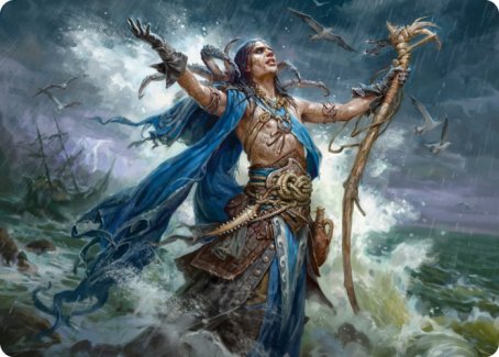 Lier, Disciple of the Drowned Art Card [Innistrad: Midnight Hunt Art Series] | Fandemonia Ltd