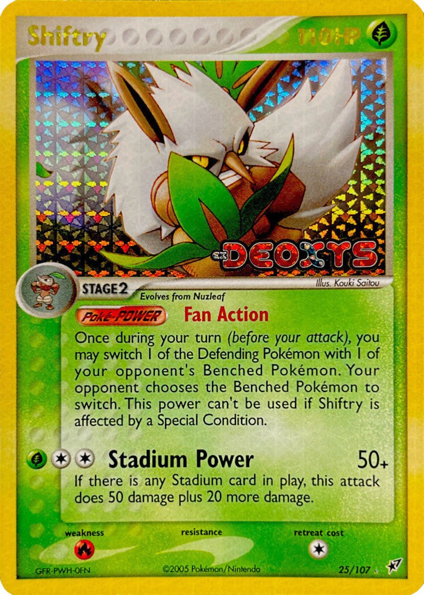 Shiftry (25/107) (Stamped) [EX: Deoxys] | Fandemonia Ltd