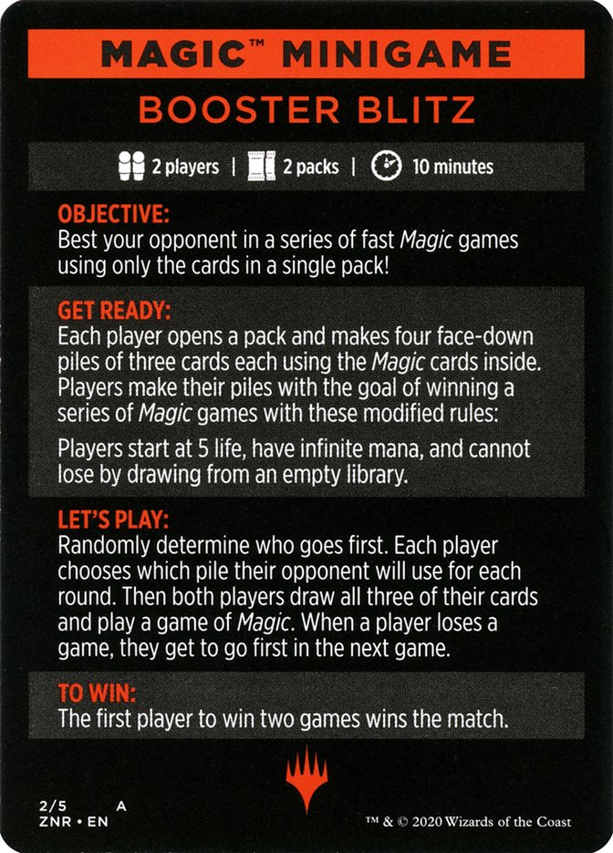 Booster Blitz (Magic Minigame) [Zendikar Rising Minigame] | Fandemonia Ltd