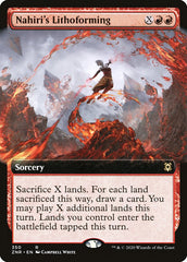 Nahiri's Lithoforming (Extended Art) [Zendikar Rising] | Fandemonia Ltd
