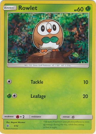Rowlet (1/12) [McDonald's Promos: 2017 Collection] | Fandemonia Ltd