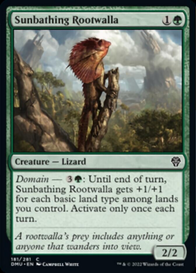 Sunbathing Rootwalla [Dominaria United] | Fandemonia Ltd