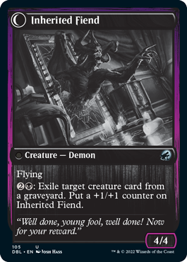 Heirloom Mirror // Inherited Fiend [Innistrad: Double Feature] | Fandemonia Ltd