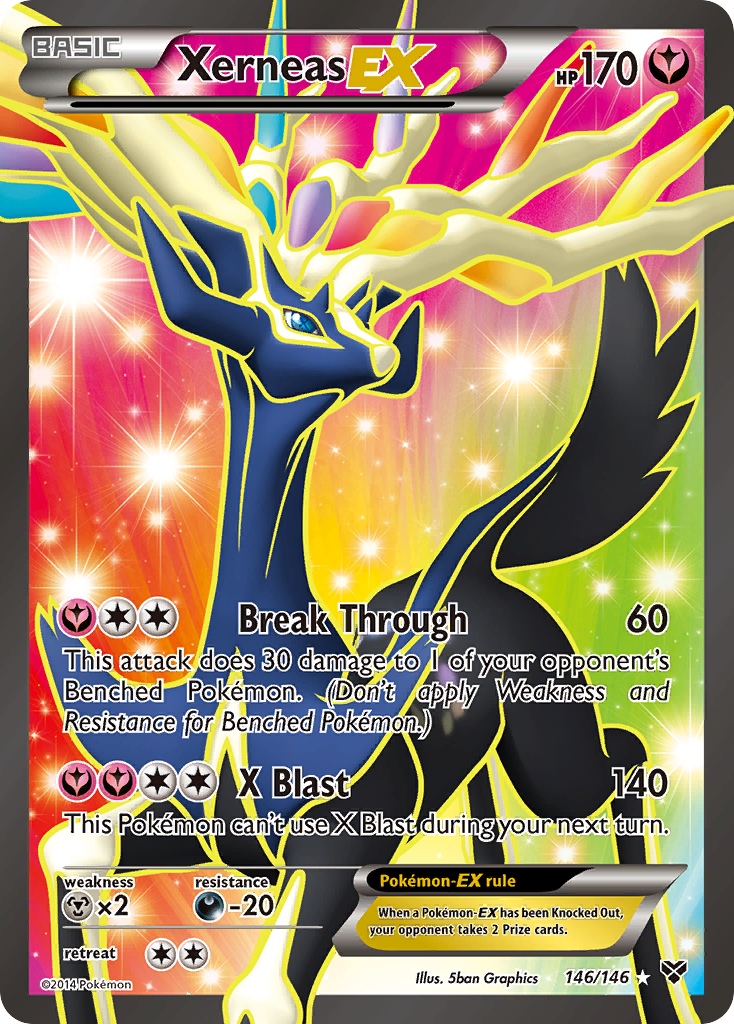 Xerneas EX (146/146) [XY: Base Set] | Fandemonia Ltd