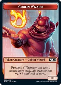 Goblin Wizard // Treasure Double-sided Token [Core Set 2021 Tokens] | Fandemonia Ltd