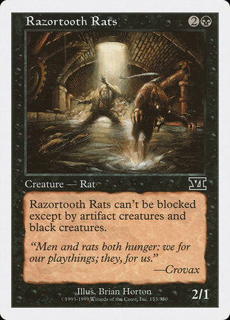 Razortooth Rats [Classic Sixth Edition] | Fandemonia Ltd