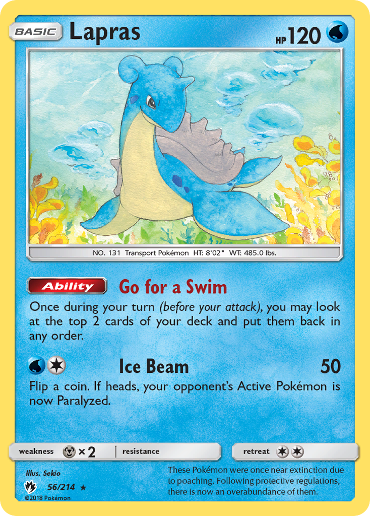 Lapras (56/214) [Sun & Moon: Lost Thunder] | Fandemonia Ltd