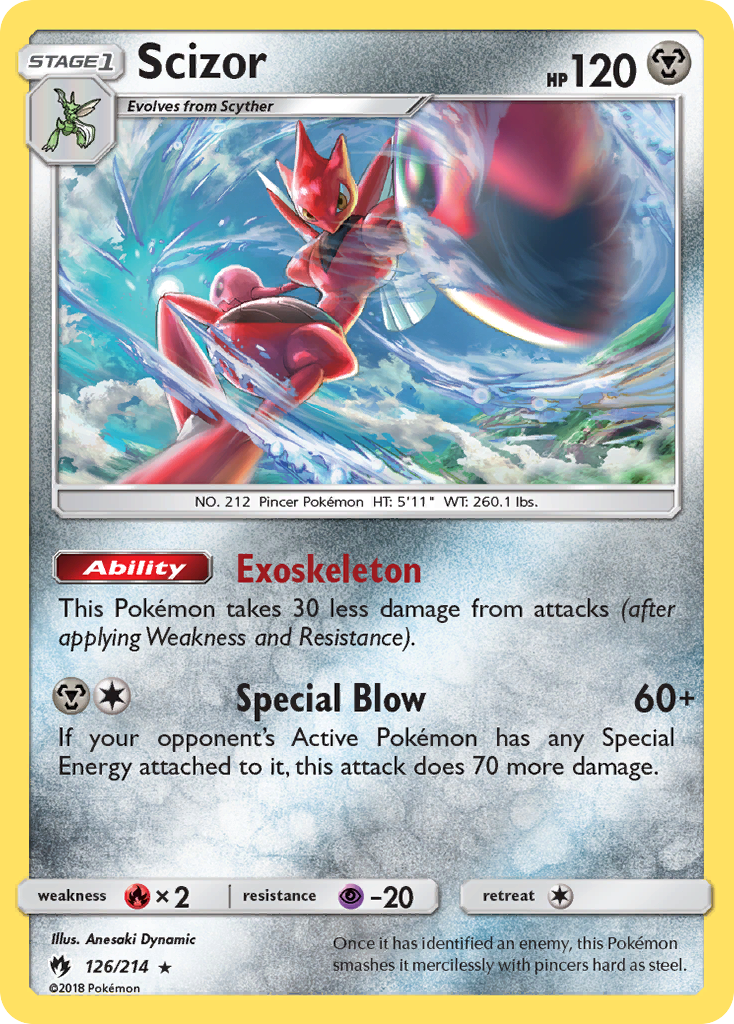 Scizor (126/214) [Sun & Moon: Lost Thunder] | Fandemonia Ltd