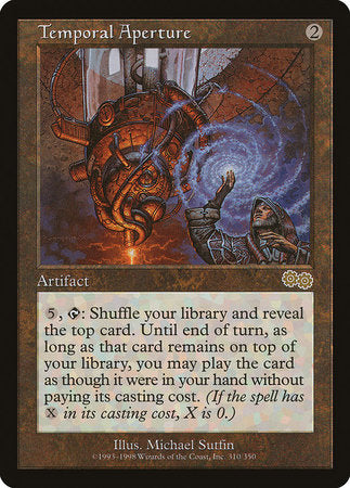 Temporal Aperture [Urza's Saga] | Fandemonia Ltd