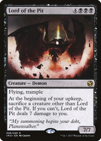 Lord of the Pit [Iconic Masters] | Fandemonia Ltd