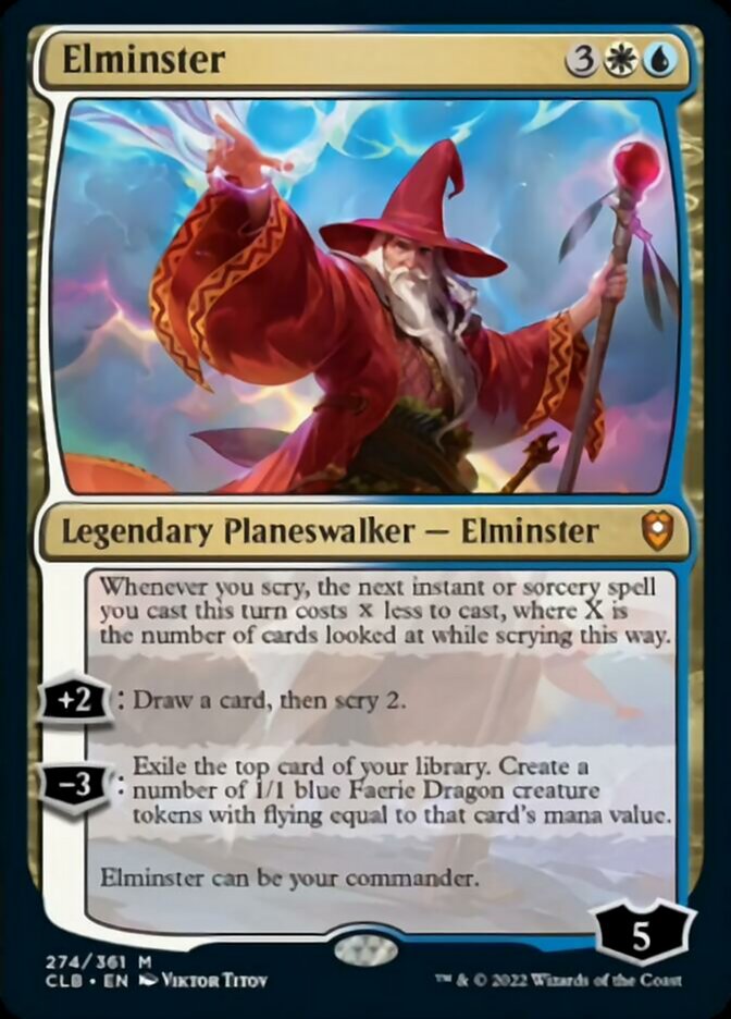 Elminster [Commander Legends: Battle for Baldur's Gate] | Fandemonia Ltd