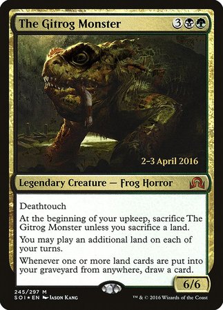 The Gitrog Monster [Shadows over Innistrad Promos] | Fandemonia Ltd