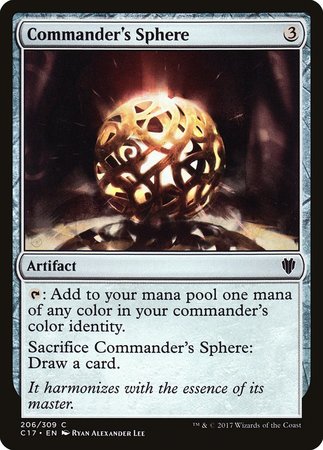 Commander's Sphere [Commander 2017] | Fandemonia Ltd
