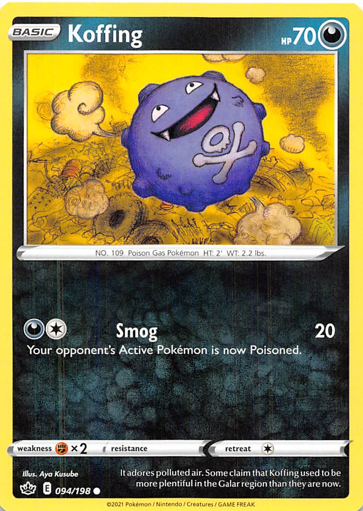Koffing (094/198) [Sword & Shield: Chilling Reign] | Fandemonia Ltd