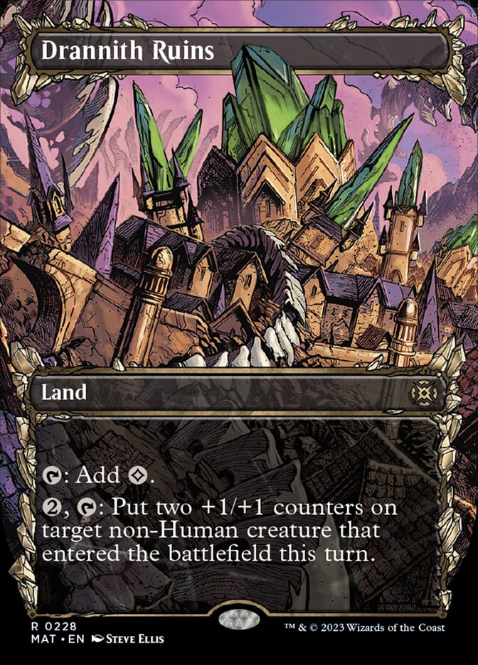 Drannith Ruins (Showcase Halo Foil) [March of the Machine: The Aftermath] | Fandemonia Ltd