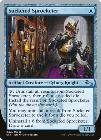 Socketed Sprocketer [Unstable] | Fandemonia Ltd